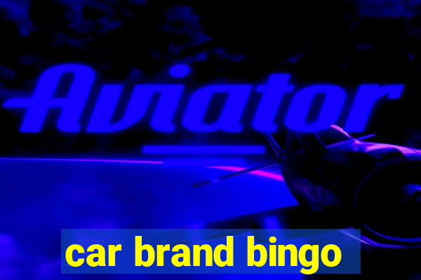 car brand bingo